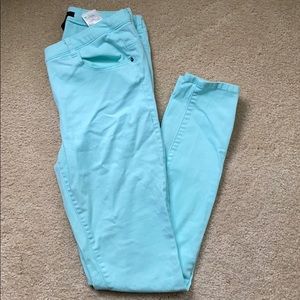 Robins Egg Blue Skinny Jeans